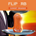 TENGA FLIP ORB Sunset Orange Reusable Toy Easy to Clean Male Masturbator, Fully Waterproof