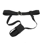 Waist Bdsm Belt Vibrator Leather Harness Vibrator Strap-On Harness Chastity Belt Dildo For Women