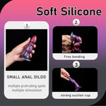 Adult Toys Realistic Fuchsia Dildo, Anal Plug Training Set, G-Spot Stimulator