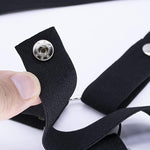 Male Chastity Belt Cock Cage Anti-Off Auxiliary Chastity Strap, V-Shaped Widen Elastic Band Chastity Device Accessories For Men (Black)