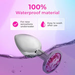 Anal Plug 3Pcs – Jeweled Butt Plugs – Luxury Anal Sex Toys – Steel Butt Plug For Men & Women – Sex Massage