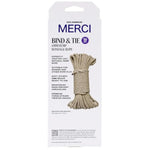 Doc Johnson Merci - Bind & Tie - 6mm Hemp Bondage Rope - 50 Feet - for Adults Only, Natural