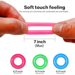 3 Colors Silicone Cock Rings For Men, Luminous Penis Rings For Longer Harder Stronger Erections Couple Adult Sex Toys Soft Waterproof And Easy To Clean