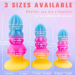 8.07in Anal Plug Silicone Butt Plug for Anal Dilatation & Training, Upgraded Wearable Massager Trainer, Fantasy Adult Sex Toy for Beginner Women & Men