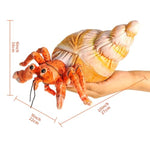 Hermit Crab Plush Toy,Crab Stuffed Animal,Simulated Plush Toy,Soft Stuffed Toy For Adults Birthday For Boys And Girls-10 Inch