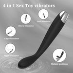 Sensual Adult Toys For Women - 3-In-1 Pleasure Kit With G-Spot Vibrator, Anal Plug, Clit Stimulator, Nipple Toys & Waterproof Bullet Vibrators - Couples & Solo Play