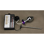 Sex Jewelry Base Metal Anal Plug Bead Urethral Plug Male Training Sex Toy Butt Plug Masturbation Massage Set