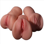 3 In 1 Pocket Pussy Male Masturbators With Lifelike Face, Sex Doll With Realistic Textured Mouth Vagina And Tight Anus, Masturbator Male Stroker Deep Throat Oral Adult Sex Toys For Men