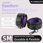 Bondage Handcuffs Sex Restraints Bdsm Sets Sex Toys Pu Leather Cuffs Adjustable Ankle Cuff Fetish Adult Sm Games For Women Men