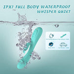 Rabbit Realistic G Spot Vibrator Sex Toys, 7 * 7 Vibrating Modes 8.4'' Couple Vibrators Anal Dildo Wand Adult Toys, Adult Sex Toys For Women And Couples Pleasure (Light Green)