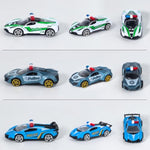 1:64 Die-Cast Police Car Toy Set For Kids Ages 3 4 5 6 7 8 Years Old(6 Pcs), Mini Alloy Vehicle Toys, Cake Topper Birthday Gifts Goodie Bags Party Favors For Boys And Girls Kid