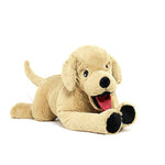 29" Dog Stuffed Animal Large Puppy Plush Golden Retriever Dogs Hugging Pillow For Kids Girlfriend, Gift For Special Day(Light Brown)