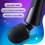 Vibrating Adult Toys Wand Massager Vibrator, Quiet, High Power & Waterproof, Vibration Clitoris Stimulation, Adult Sex Toys (Black)