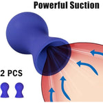 1 Pair Nipple Sucker Sex Toys Silicone Nipple Stimulator Women Man Couples Nipple Play Sm Sexual Game High Powerful Suction Universal Nipple Corrector Inverted Flat Shy Nipples