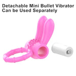 Vibrating Cock Ring Rabbit Penis Ring Vibrator Adult Sex Toy For Longer Harder Stronger Penis Vibrators Clitorals Stimulator Cock Vibrator Couples Adult Sex Toys & Game For Men Women