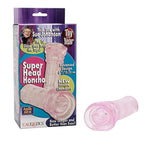 Award Winning Sue Johanson’S Super Head Honchomale Masturbator - Male Silicone Masturbation Sleeve - 6.5 Inch Adult Male Sex Toy - Pink