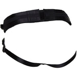Joque (Double Strap) Harness Adjustable And Washable (A, Belt 20-50Inch Waistband, Leg Straps 10-16Inch, Black)