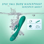 Rabbit G Spot Vibrator Sex Toys, 7 * 7 Vibrating Modes 8.4'' Couple Realistic Vibrators Anal Dildo Wand Adult Toys, Adult Sex Toys For Women And Couples Pleasure (Dark Green)