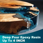 2-4 Inch Deep Pour Epoxy Resin Kit for Artwork and Projects