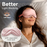 Sleep Mask, 100% Mulberry Silk Eye Mask Sleeping for Women Men