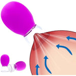 Powerful Nipple Sucker Nipple Chain Clamps Set Nipple Sucking Stimulator With Adjustable Metal Breast Clamps Nipple Clips For Couples Sm Flirting Sex Game