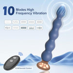 Vibrating Anal Beads Butt Plug Vibrator Anal Toy For Men And Women, 10 Vibration Modes Prostate Massager Male Vibrator Remote Control Bullet Vibrator G Spot Stimulor Adult Sex Toys Couple Play