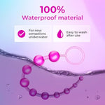 Pink Anal Plug Beads For Men & Women- Easy To Clean Anal Toys, Gay Sex Toys, Bpa & Phthalate Free, Pink - Silicone Anal Beads