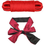 Bdsm Bondage Set Adult Sex Toys For Women, Bdsm Toys Kit Women Sex Toys With 1Pcs Bondage Rope & 1Pcs Sex Blindfold, Bondage Restraints Sex Rope & Eye Mask Satin Blindfold Bondage Gear & Accessories