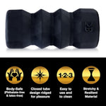 Male Pleasure Sleeve for Men and Couples - Textured Closed-Tube Stroker