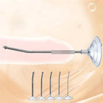 Catheter Plug Smooth Urethra Expansion Suction Cup Urethral Plug Metal Urethral Dilator Sm Adult Sex Toys(M)