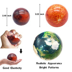 10Pcs Solar System Planet Stress Balls,Stress Relief Planets Balls Educational Toys,Anti Stress Solar Educational Balls For Adults,Kids Early Study,Party Game,Birthday Gifts