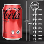 Penis Plug Stainless Steel Urethra Sound Multi Bead Urethral Plug Claspable O-Ring Urethral Dilator Sex Toys For Male Masturbation (5.66’’)