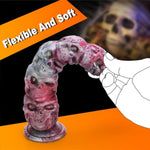 Monster Fantasy Dildo Silicone Anal Dildos With Suction Cup For Men, Realistic Dildo For Women, 8 Inch Soft Animal Alien Prostate Dildos, Fat G Spot Fake Penis, Adult Sex Toys