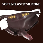 Silicone Strap On Harness with 7.3'' Dildo for Lesbian Couple
