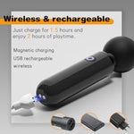 Vibrator Wand Sex Toys, Clit Stimulator Vibrators, Cordless Multi-Function Variable-Speed Adult Toys With Soft Silicone Head And Ultra-Powerful Motor, Quiet & Small For Women Partner Play