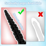 14.57 Inch Huge Butt Plug Big Anal Plug Stretcher Trainer,XL Cone Thick Anal Dildo with Suction Cup for Hands-Free Play Large Butt Plug Masutbation Anal Beads Sex Toys for Men Women
