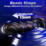 Thrusting Butt Plug Anal Vibrator, Prostate Massager For Men, Large Anal Beads Vibrating Buttplug With Remote Control, Anal Dildo Anal Thruster, Gay Sex Toys For Adult Male Female Couples