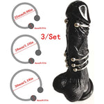 Stainless Steel Cock Ring 2 Beads Penis Ring Glans Stimulating Penis Opening Loop Sex Delay Ejaculating Toys For Men A