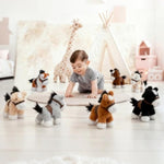 8 Pcs Horse Stuffed Animal Mini Horse Plush Bulk Stuffed Horses For Animal Theme Party Birthday Favors Supplies Decorations 5 Inch