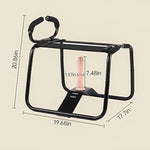 Sex Furniture Sex Position Enhancer Chair With Realistic Jelly Dildo, 8 Inch G-Spot Dildo With Strong Suction Cup