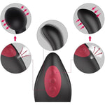 2 In 1 Prostate Vibrating Inflatable Anal Plug - Anal Vibrator Sex Toy With 10 Vibration Mode Remote Control G-Spot Vibrators For Woman Prostate Stimulator Massager For Man