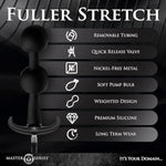 Ass Rattler Weighted Inflatable Silicone Anal Plug For Men, Women & Couples. 2 Weighted Balls Inside, Stays Inflated, Easy Pumping, Quick Release Valve For Deflation. 2 Pieces, Black