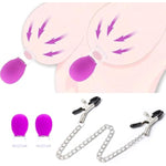 Adjustable Metal Nipple Clamps Clip For Women Non-Piercing Nipplerings Clip On Nipple Rings