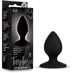 Temptasia Slut Anal Plug - Platinum Cured Puria Silicone Butt Toy - Tapered Head For Easy Insertion - Suction Cup Base - Ultrasilk Smooth - Base Anchor For Safety & Comfort - Sex Toy