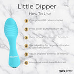 Little Dipper Compact Powerful Vibrator with Rounded Tip and Pleasure Ridges