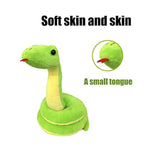 Lifelike Green Snake Stuffed Animal - Plush Toy (Standing)