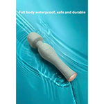 Personal Vibrator, Body Massager, Rechargeable Cordless, Waterproof, Quiet (Yellow)