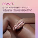 Bougie Bullet Vibrator For Women - Luxe Anodized Aluminum Adult Toy For Temperature Play With 20 Powerful Modes & Usb Magnetic Charging Case - Whisper Quiet & Waterproof Sex Toys (Rose Gold)