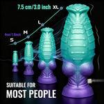 Inflatable Monster Dildo Anal Plug, Horse Fantasy Dildos with Big Knot, Expanding Dildo with Release Valve for Precise Sizing, Adult Sex Toys for Anal and Vaginal