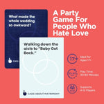 Fun Adult Matrimony Card Games For Couples, Date Nights, Adult Party Games For 4+ Players | Bachelor/Bachelorette, Weddings & Gifts | Ages 17+